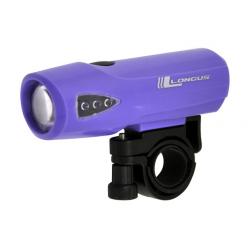 Свет передний Longus 1W LED 3 ф-ции фиолетов